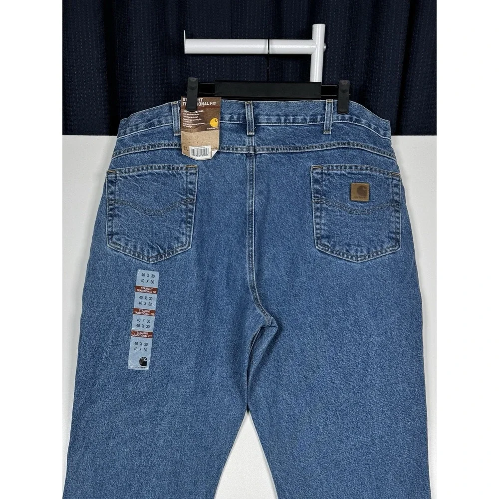 Carhartt B18 STW Traditional Fit Tapered Leg Jeans Men's 40x30 New With Tags